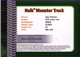 Hulk Zip Zap back